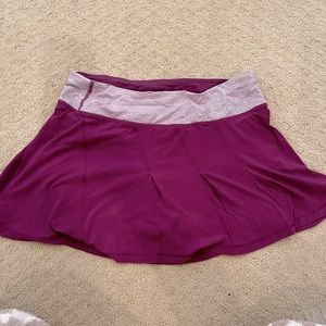 LULULEMON PURPLE TENNIS SKIRT